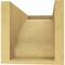 Ekena Millwork 7"W x 14"D x 7"H Wide Moab Rough Cedar Woodgrain TimberThane Corbel, Primed Tan CORUR07X14X07MOARCPR - alternate 5